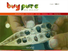 Tablet Screenshot of buypurenewzealand.com